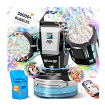 Máquina de Bolhas Zerhunt Recarregável com Luzes RGB e Controle Remoto Máquina de Bolhas Zerhunt Recarregável com Luzes RGB e Controle Remoto