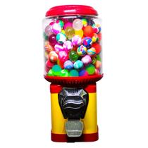 Maquina de bolinha pula pula chicletes vending machine + 250 bolas 27mm
