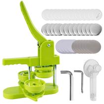 Máquina de bottons F7F9 58 mm kit DIY de prensagem com 100 peças Máquina de bottons F7F9 58 mm kit DIY de prensagem com 100 peças