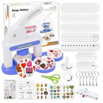 Máquina de Bottons SolaceShine 3 Pins DIY Kit 55 mm e 35 mm Máquina de Bottons SolaceShine 3 Pins DIY Kit 55 mm e 35 mm
