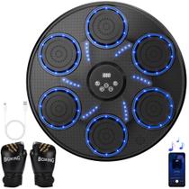 Máquina de boxe Hlthair Music com luvas, 9 velocidades e modos Máquina de boxe Hlthair Music com luvas, 9 velocidades e modos