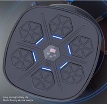 Máquina de Boxe Inteligente 9 Velocidades Bluetooth Efeito de Luz musical LED Com Luvas