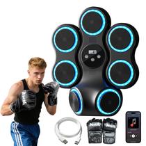 Máquina de Boxe Musical AzureHaven Treinador Interativo de Socos Máquina de Boxe Musical AzureHaven Treinador Interativo de Socos