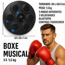 Máquina de Boxe Musical Eletrônica com Luz e Som para Treino Exercício Malhar e Diversão em Casa