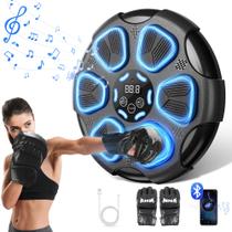 Máquina de boxe Nicebook Music com luvas Bluetooth Black