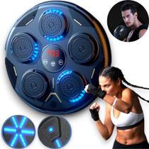 Máquina de Boxe Smart Bluetooth P/ Ouvir Música e Treinar Recarregável Portátil Exercício
