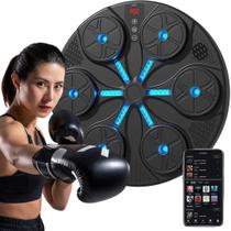 Maquina de Boxe soco com musica treino e diversão agilidade e reflexo