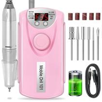 Máquina De Broca Elétrica Recarregável Portátil 35000rpm Profissional Gel Unha Polonês Manicure
