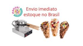 Máquina de Bubble Waffle Profissional - Makuki