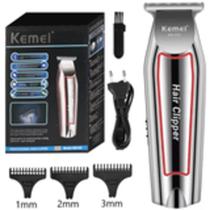 Máquina de Cabelo, Barba, Aparador e Acabamento Sem fio Recarregável - Kemei Km-032