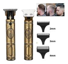 Maquina De Cabelo Barba Pezinho Profissional Retro