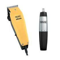 Maquina De Cabelo Classic 127V Amarelo Wahl + Trimmer Nasal Wahl Maquina De Cabelo Classic 127V Amarelo Wahl + Trimmer Nasal Wahl
