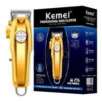 Maquina De Cabelo Kemei 1987 Pg Cordless Profissional