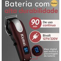 Maquina de cabelo profissional kemei km-2606 Maquina de cabelo profissional kemei km-2606