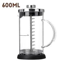 Máquina de café/chá com balança, panela resistente ao calor de 600 ml