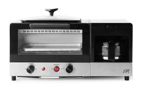 Máquina de café da manhã SPT BM-1120B Cafeteira 3 em 1 4 xícaras
