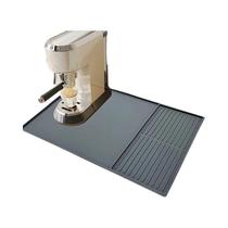 Máquina De Café De Silicone Tapete Bandeja Bar Frutas Vegetais Dreno Almofada Proteção De Isolamento