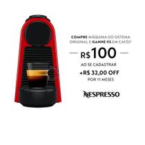 Máquina de Café Essenza Mini D30 220V Nespresso Vermelha