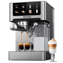 Máquina de café expresso AIRMSEN 20 Bar com batedor de leite 1.8L 1350W