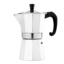 Máquina de café expresso Bellemain Stovetop, 6 xícaras de alumínio branco Máquina de café expresso Bellemain Stovetop, 6 xícaras de alumínio branco