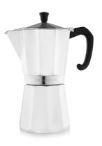 Máquina de café expresso Bellemain Stovetop 9 xícaras de alumínio branco