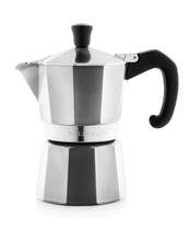 Máquina de café expresso Bellemain Stovetop Moka Pot, 3 xícaras de prata
