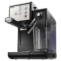 Maquina de café expresso cafeteira elétrica primalatte evolution oster 6701ss inox
