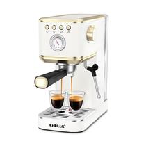 Máquina de Café Expresso CHULUX Branca e Dourada 1350W Máquina de Café Expresso CHULUX Branca e Dourada 1350W