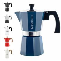 Máquina de café expresso de fogão GROSCHE Milano Moka Pot 9 xícaras azul Máquina de café expresso de fogão GROSCHE Milano Moka Pot 9 xícaras azul