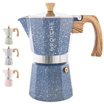 Máquina de café expresso de fogão GROSCHE Milano Moka Pot Indigo 6 xícaras