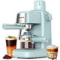 Máquina de café expresso KEENSTAR 3,5 bar com batedor de leite 800 W 4 xícaras