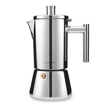Máquina de café expresso para fogão Easyworkz Diego em aço inoxidável 300mL