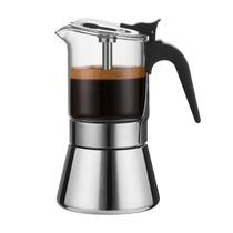 Máquina de café expresso para fogão SIXAQUAE Moka Induction 240 mL de vidro