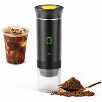 Máquina de Café Expresso Portátil Recarregável 3 em 1 Funciona no Carro 12V Cápsulas e Moído Máquina de Café Expresso Portátil Recarregável 3 em 1 Funciona no Carro 12V Cápsulas e Moído