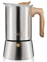 Máquina de café expresso Sivaphe, aço inoxidável, 9 xícaras, 450 ml, indução