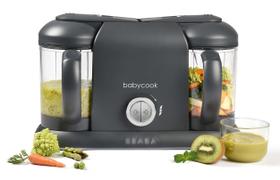 Máquina de comida para bebês Beaba Babycook Duo 4 em 1 a carvão vegetal 2x800mL Máquina de comida para bebês Beaba Babycook Duo 4 em 1 a carvão vegetal 2x800mL