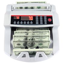 Máquina De Contar Dinheiro Com Detecção Cédulas Notas Falsas