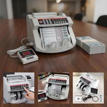 Maquina De Contar Dinheiro Detecta Falsa Aceita N 127/220V