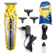 Maquina De Corta Cabelo Acabamento Wmark C24 Amarelo Capa Maquina De Corta Cabelo Acabamento Wmark C24 Amarelo Capa