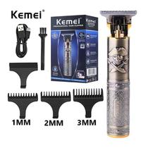 Máquina de corta cabelo T9 vintage de acabamento Trimmer aparador profissional Kemei KM-203 - Original