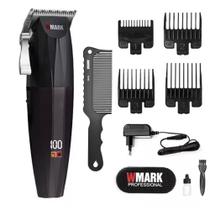 Maquina De Corta Cabelo Wmark Ng 222 Prata Profissional