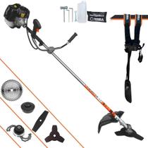 Máquina de Corta Grama À Gasolina Terra GRH430 43cc 1,7HP de Potência 6.500rpm Roçadeira Lateral 5 Em 1 Com Carretel de Nylon e Faca 3 Pontas + EXTRA Faca 2 Pontas + Faca 40 Dentes de Vídea + Trimmer Máquina de Corta Grama À Gasolina Terra GRH430 43cc 1,7HP de Potência 6.500rpm Roçadeira Lateral 5 Em 1 Com Carretel de Nylon e Faca 3 Pontas + EXTRA Faca 2 Pontas + Faca 40 Dentes de Vídea + Trimmer