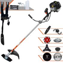 Máquina de Corta Grama Completa Terra GRH520 2T 52cc 6.500rpm 8 Em 1 Com Carretel e Faca 2 Pontas + EXTRA Faca 3 Pontas + Faca 6 Pontas + Faca 40 Dentes + Faca 80 Dentes + Trimmer + Escova de Aço Máquina de Corta Grama Completa Terra GRH520 2T 52cc 6.500rpm 8 Em 1 Com Carretel e Faca 2 Pontas + EXTRA Faca 3 Pontas + Faca 6 Pontas + Faca 40 Dentes + Faca 80 Dentes + Trimmer + Escova de Aço