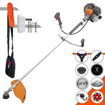 Máquina de Corta Grama Lateral Tekna RL430P À Gasolina 2T 43cc 1,7HP 10.000rpm Profissional Completa Com Carretel de Nylon + 7 Opções de Corte Máquina de Corta Grama Lateral Tekna RL430P À Gasolina 2T 43cc 1,7HP 10.000rpm Profissional Completa Com Carretel de Nylon + 7 Opções de Corte