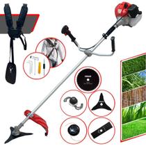 Máquina de Corta Grama Profissional À Gasolina Anmax CG430P 43cc 2HP 9000rpm Lateral Multifuncional de Alta Performance Com Faca 2 Pontas, Faca 3 Pontas, Lâmina Circular, Trimmer e Carretel de Nylon Máquina de Corta Grama Profissional À Gasolina Anmax CG430P 43cc 2HP 9000rpm Lateral Multifuncional de Alta Performance Com Faca 2 Pontas, Faca 3 Pontas, Lâmina Circular, Trimmer e Carretel de Nylon