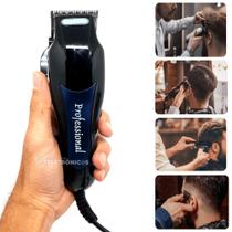 Máquina De Cortar Cabelo Ajustável e profissional Pezinho Risquinho 110v QR086A - K-nup