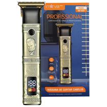 Maquina de Cortar Cabelo Aparador de Pelos Barba Profissional Recarregável USB - Inova