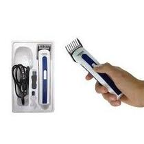 Maquina De Cortar Cabelo Barba E Bigode Recarregável Azul LEY-3915