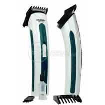 Máquina de Cortar Cabelo Barba Pelos Pezinho Portátil NHC-3780 Bivolt Recarregável Verde - Nova 1