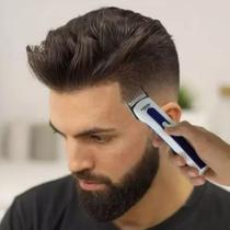 Máquina de Cortar Cabelo Barba Pelos Pezinho Portátil NHC-3915 Bivolt Recarregável - Nova